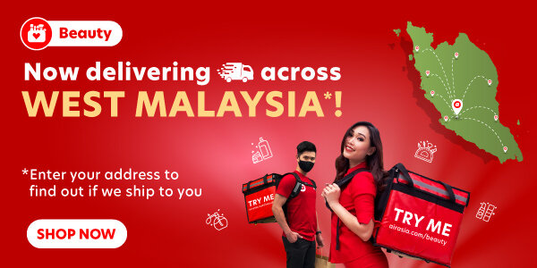 airasia beauty now delivers across Peninsular Malaysia